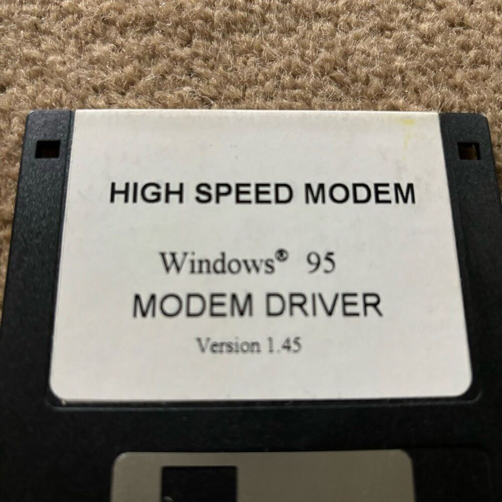 High Speed Modem Windows 95 Modem Driver Version 1.45 Floppy Disk - Picture 2 of 3
